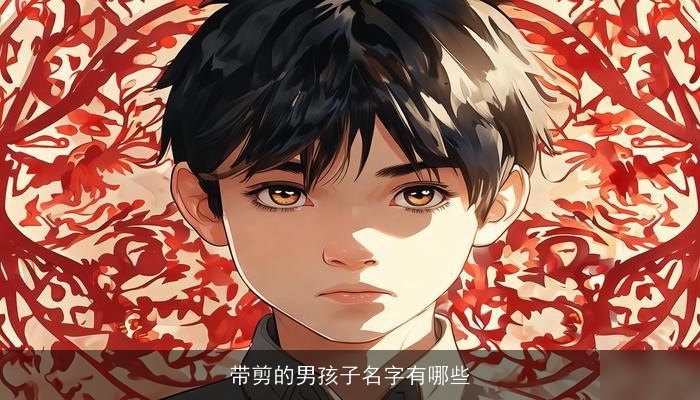 带剪的男孩子名字有哪些