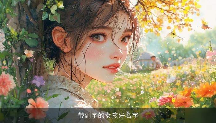 带副字的女孩好名字