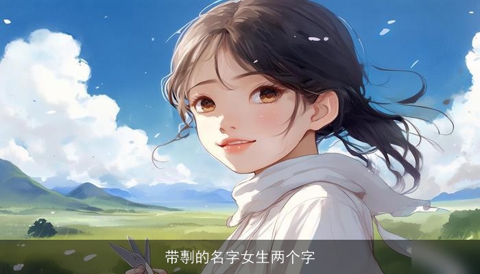 带剸的名字女生两个字