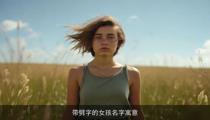 带劈字的女孩名字寓意