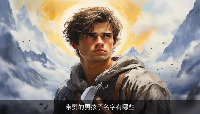 带劈的男孩子名字有哪些