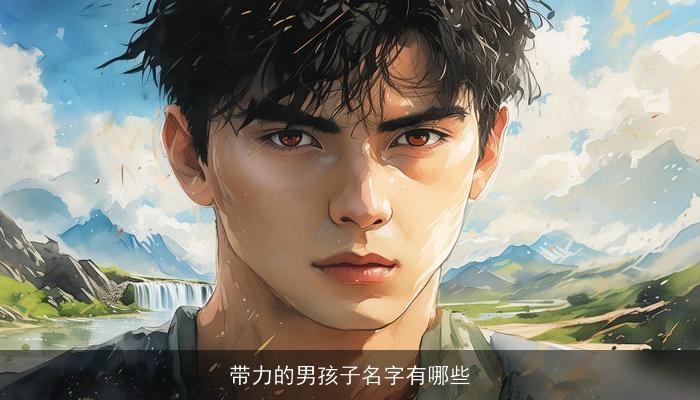 带力的男孩子名字有哪些