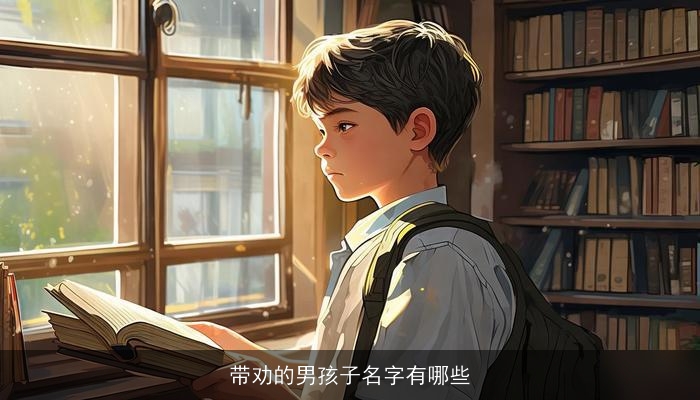 带劝的男孩子名字有哪些