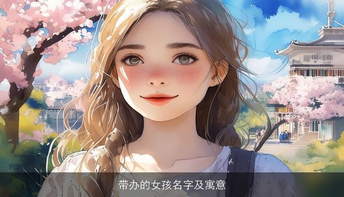 带办的女孩名字及寓意