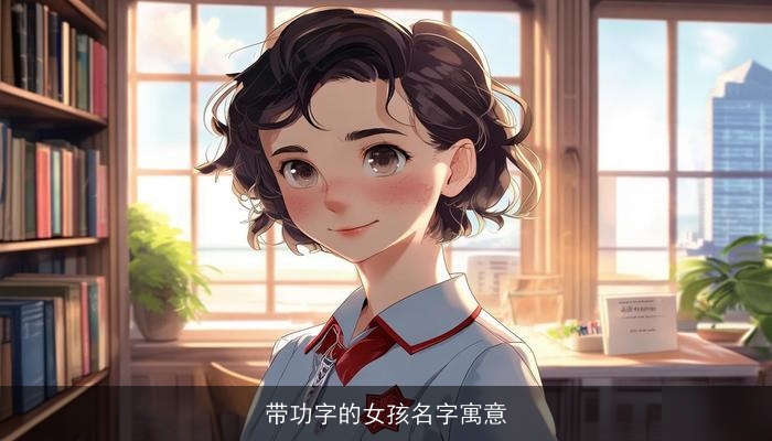 带功字的女孩名字寓意
