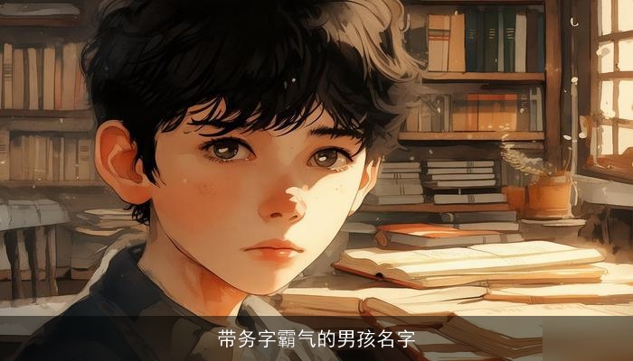 带务字霸气的男孩名字