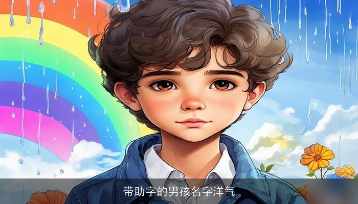 带助字的男孩名字洋气