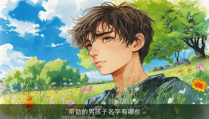 带勃的男孩子名字有哪些