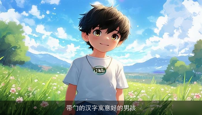带勹的汉字寓意好的男孩