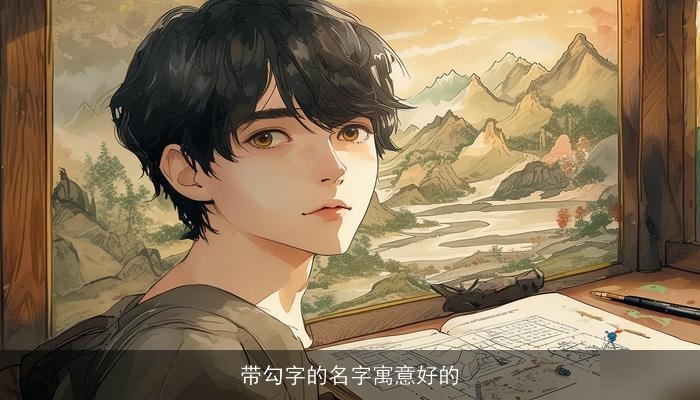 带勾字的名字寓意好的