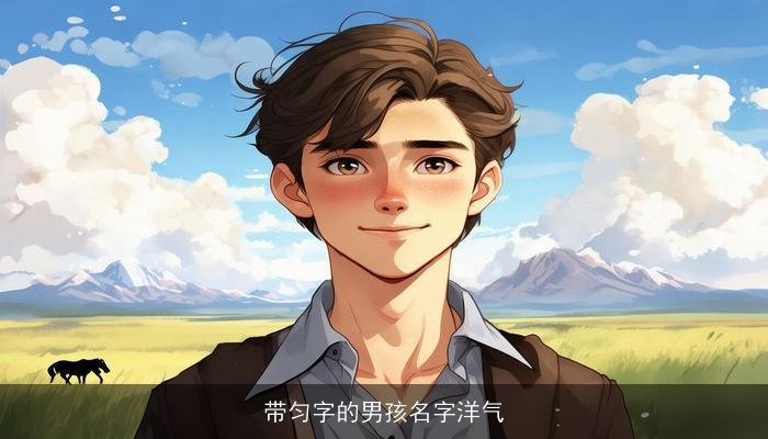 带匀字的男孩名字洋气