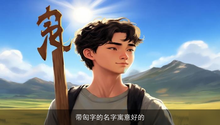 带匈字的名字寓意好的