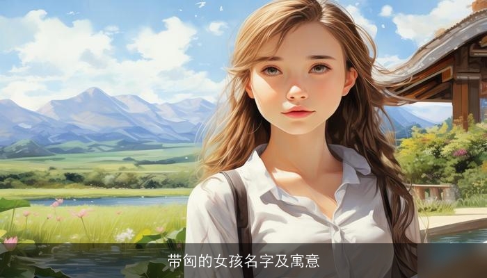 带匈的女孩名字及寓意