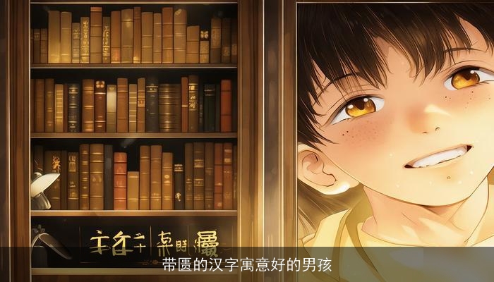带匮的汉字寓意好的男孩