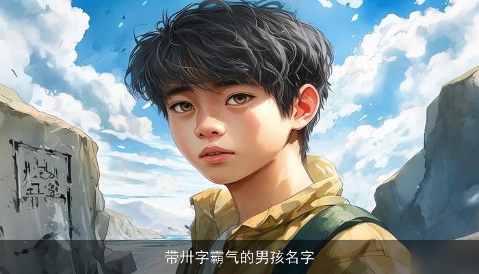 带卅字霸气的男孩名字