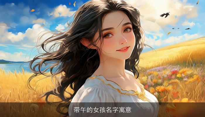 带午的女孩名字寓意