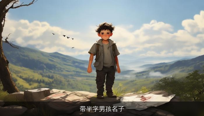 带半字男孩名子