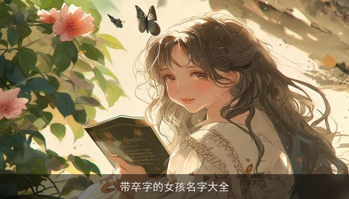 带卒字的女孩名字大全