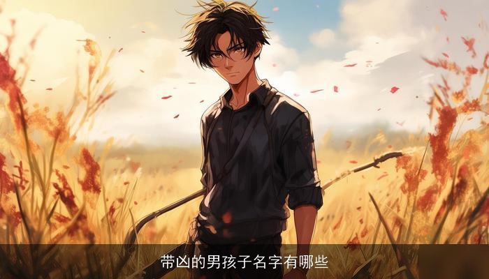 带凶的男孩子名字有哪些