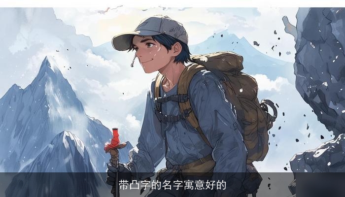 带凸字的名字寓意好的