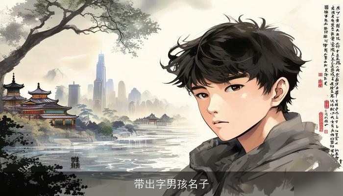 带出字男孩名子