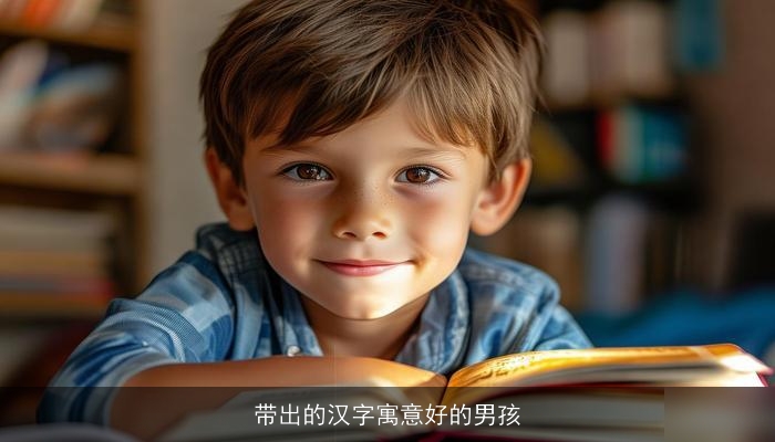 带出的汉字寓意好的男孩
