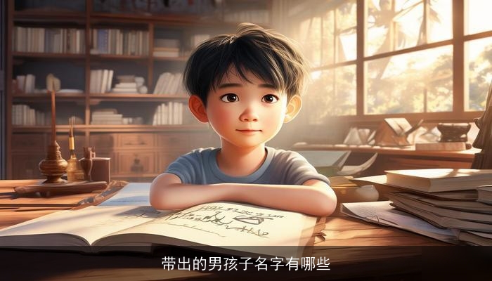 带出的男孩子名字有哪些
