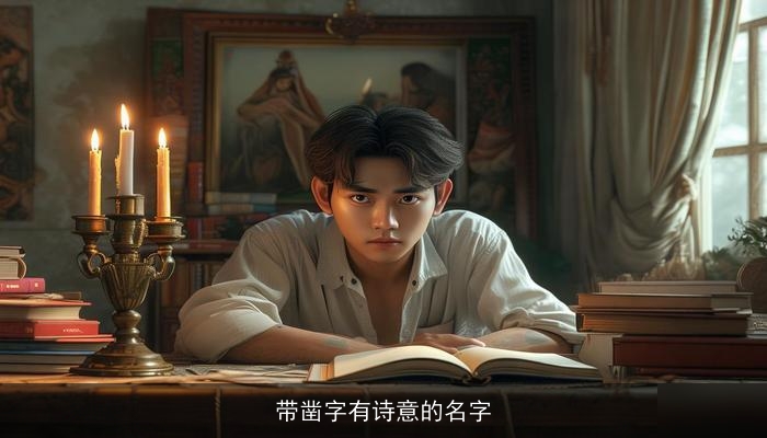 带凿字有诗意的名字