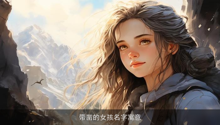 带凿的女孩名字寓意