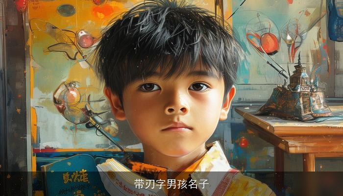 带刃字男孩名子