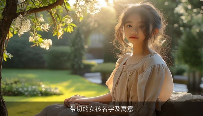带切的女孩名字及寓意