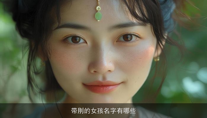 带刖的女孩名字有哪些