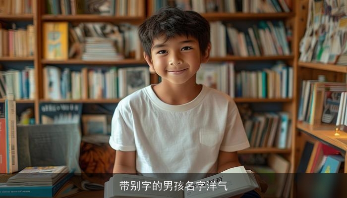 带别字的男孩名字洋气