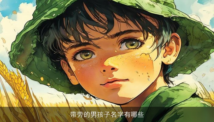带劳的男孩子名字有哪些