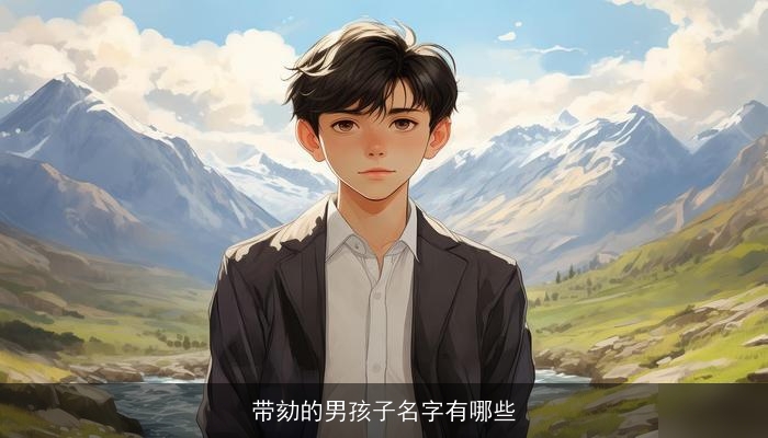 带劾的男孩子名字有哪些