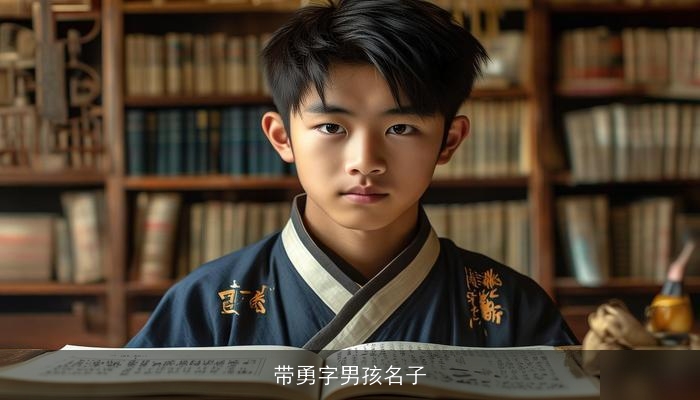 带勇字男孩名子