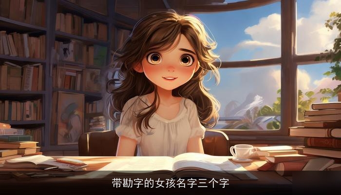 带勘字的女孩名字三个字
