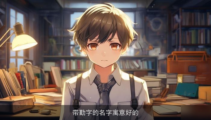 带勤字的名字寓意好的