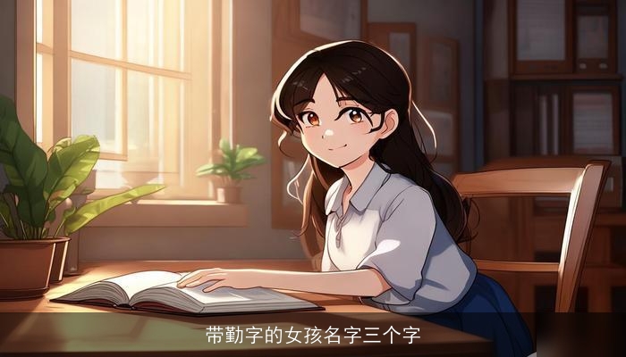 带勤字的女孩名字三个字