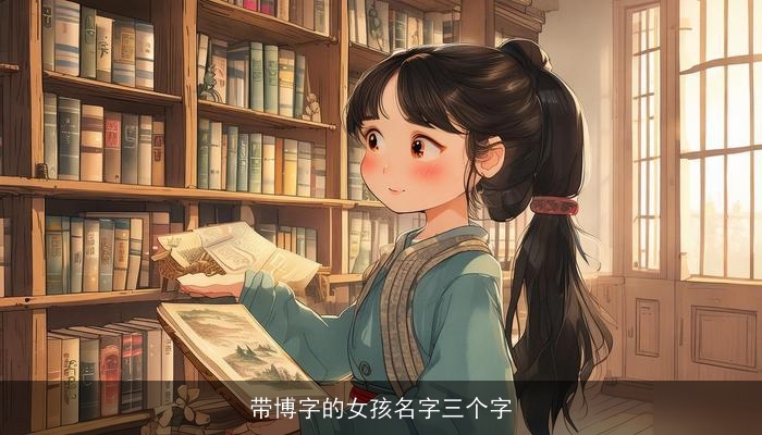 带博字的女孩名字三个字