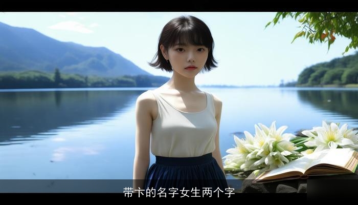 带卞的名字女生两个字