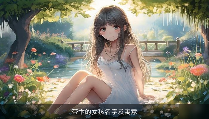 带卞的女孩名字及寓意
