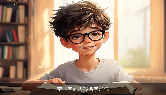 带卬字的男孩名字洋气