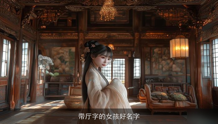 带厅字的女孩好名字