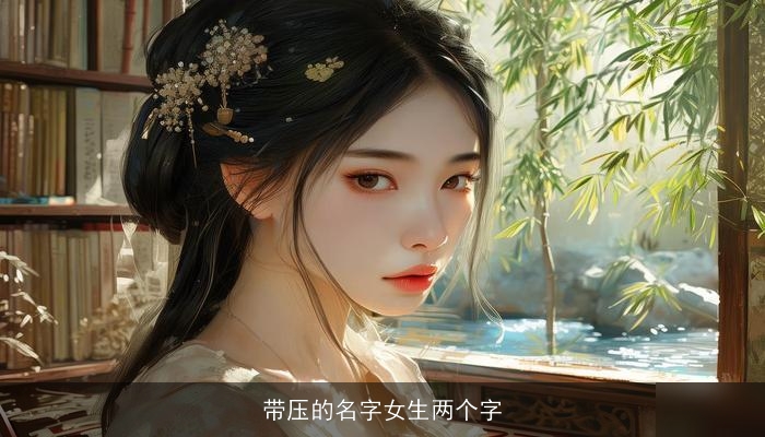 带压的名字女生两个字