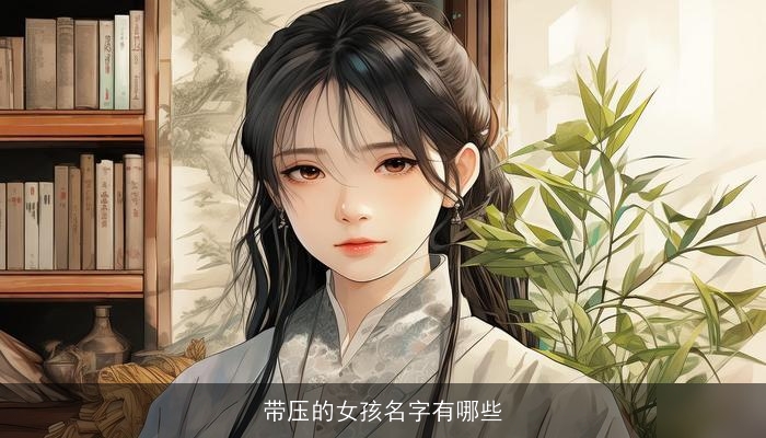 带压的女孩名字有哪些