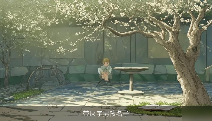 带厌字男孩名子