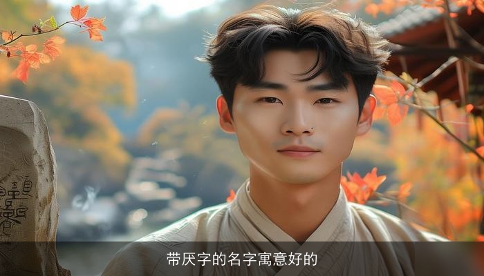 带厌字的名字寓意好的