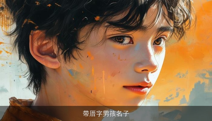 带厝字男孩名子