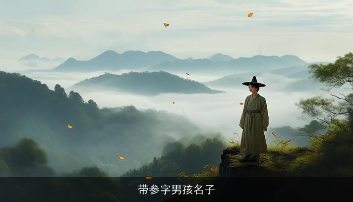 带参字男孩名子